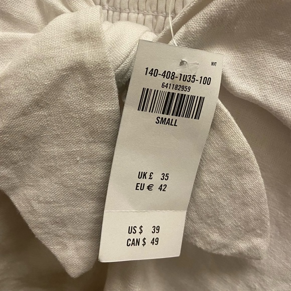 NWT Abercrombie & Fitch linen crop top - Picture 7 of 7